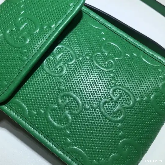 First bag ru bag mini GG embossed GUCCI 0611